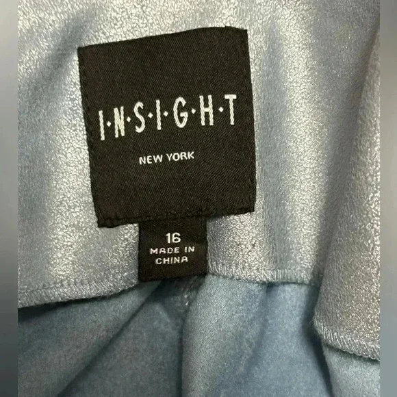 Insight vegan leather coat.  Worn 1x.   Like brand new. Smoke free. - Picture 2 of 5